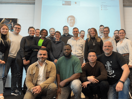 Das avodaq Inside Sales Team beim Teamevent in Frankfurt