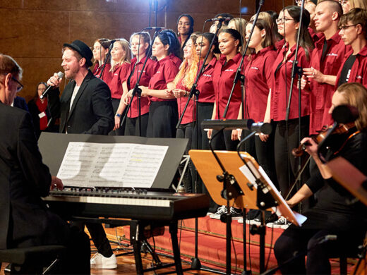 Der Gospel Train Hamburg bei einem Auftritt © Gospel Train
